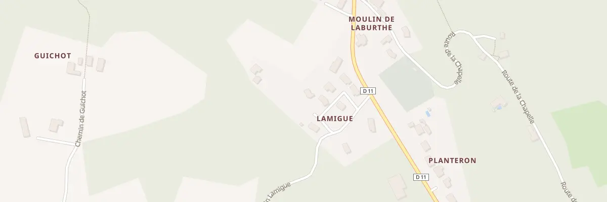 Plan du 7 Lamigue à Larrivière-Saint-Savin