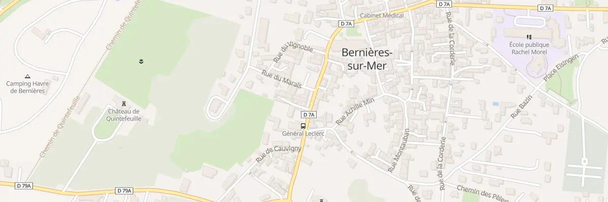 Plan du 290 Rue du Général Leclerc à Bernières-sur-Mer