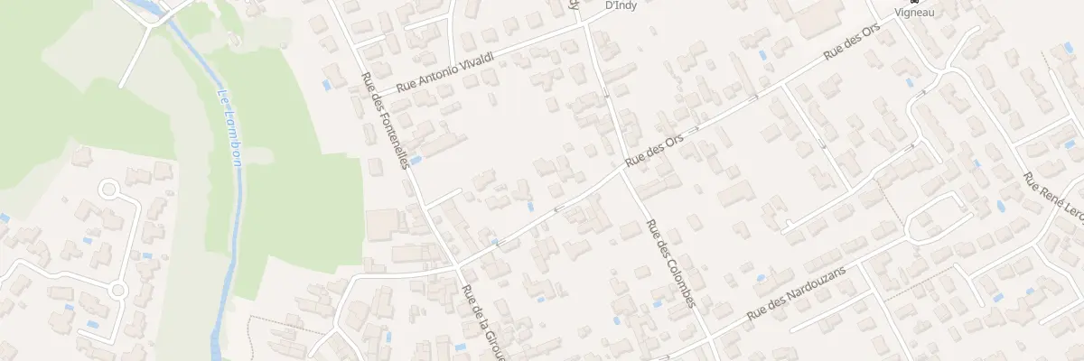 Plan du 7 Rue des Ors à Niort