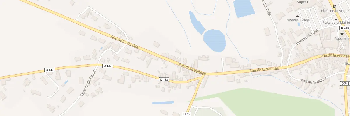Plan du 44 Rue de la Vendée à Secondigny
