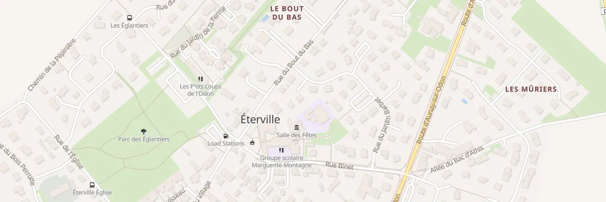 Plan du 23 Rue du Jardin Barbet à Éterville