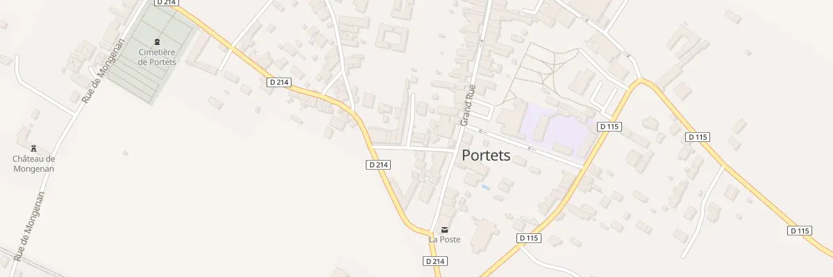 Plan du 1B Imp Piballayes à Portets