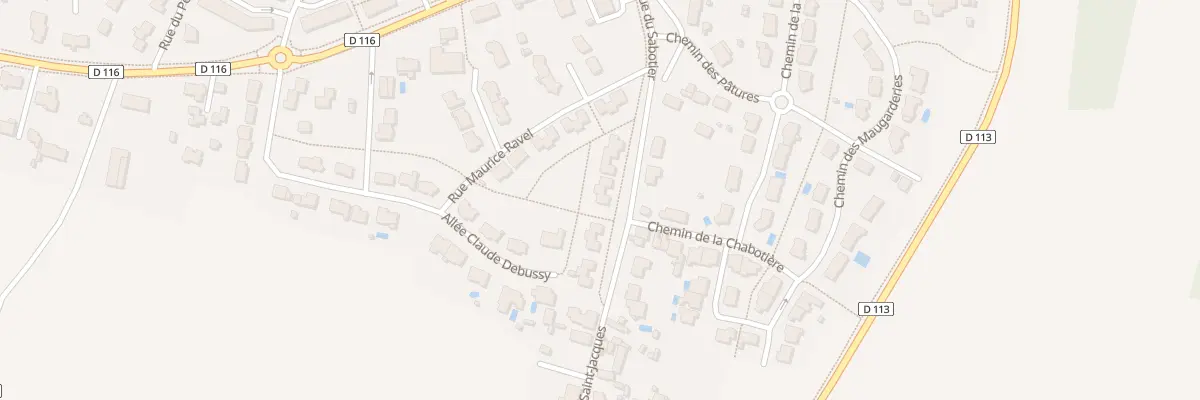 Plan du 12 Rue du Sabotier au Plessis-Grammoire