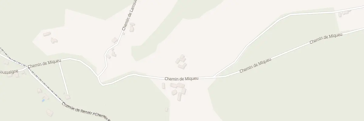 Plan du 102 Che de Miqueu à Gan