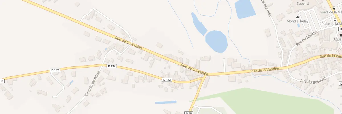 Plan du 52 Rue de la Vendée à Secondigny