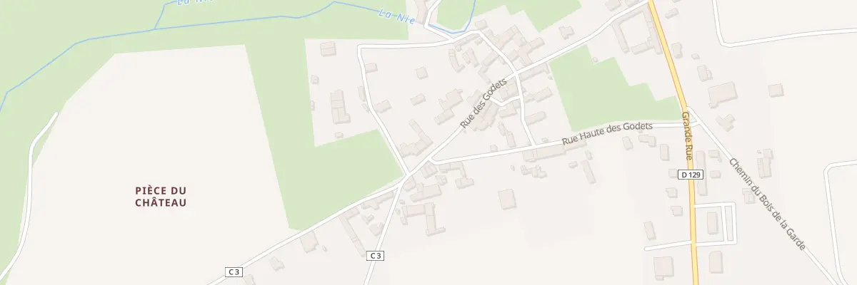 Plan du 18 Rue des Godets à Varaize