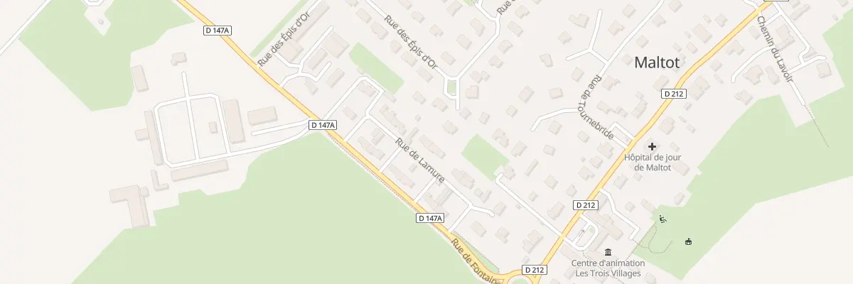 Plan du 10 Rue de Lamure à Maltot