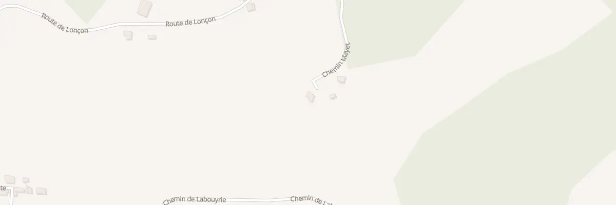 Plan du 2 Che de Mayet à Momas