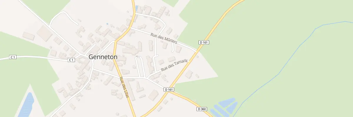 Plan du 3 Rue des Tamaris à Genneton