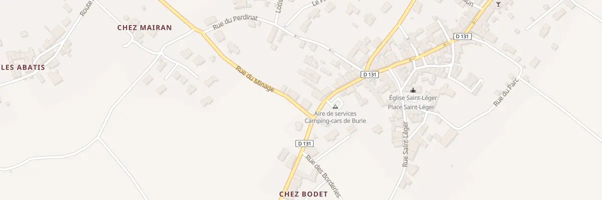 Plan du 86 Av de la République à Burie