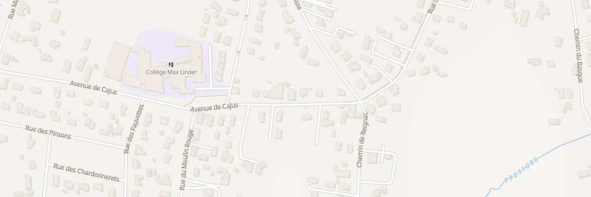 Plan du 7 Av de Cajus à Saint-Loubès