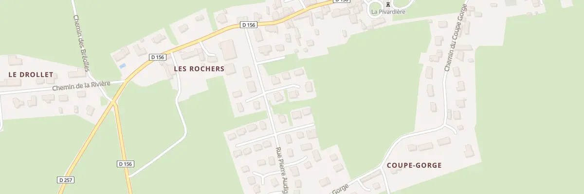 Plan du 2 All des Rochers à Mutrécy