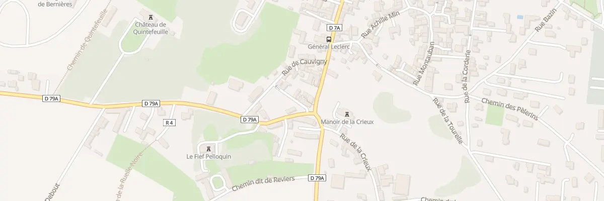 Plan du 10 Rue du Pigeonnier à Bernières-sur-Mer