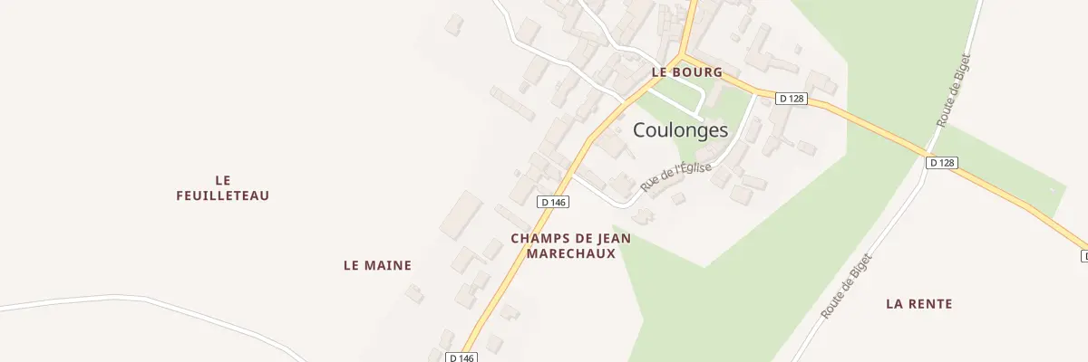 Plan du 22 Rue des Écoles à Coulonges