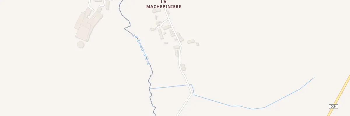 Plan du 176 La Machepiniere à Saint-Julien-du-Terroux