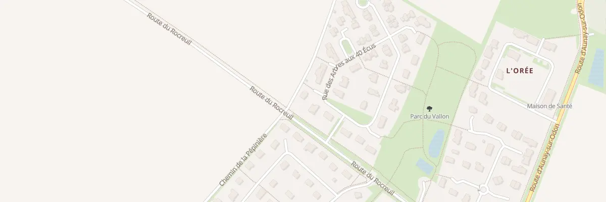 Plan du 70 Rue des Arbres aux 40 Écus à Éterville