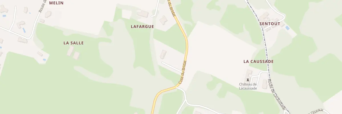 Plan du 211 Lacaussade à Baurech