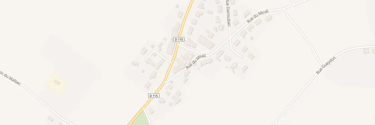 Plan du 14 Rue du Mirail à Portets