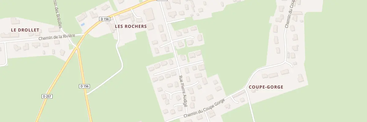 Plan du 9 Rue Pierre Audigé à Mutrécy