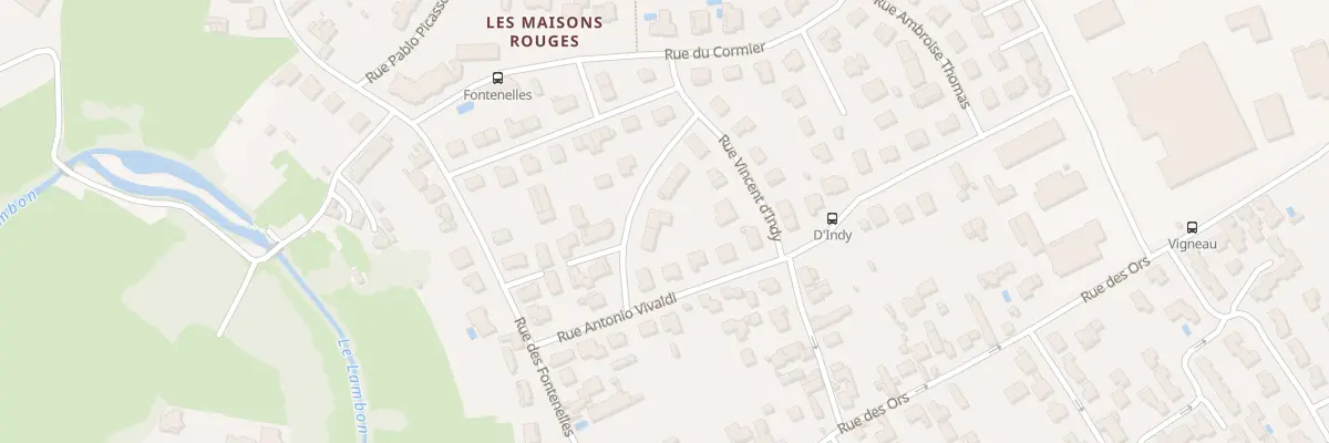 Plan du 6 Rue Jean Baptiste Lulli à Niort