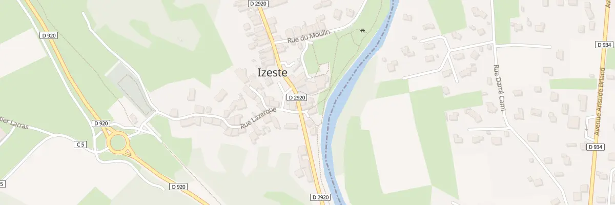Plan du 2 Pl de la Mairie à Izeste