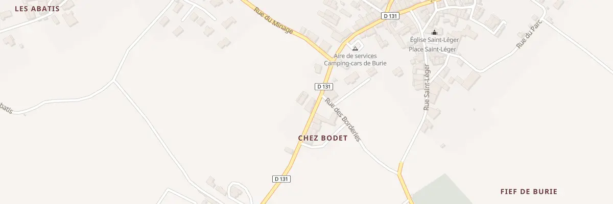 Plan du 88 Av de la République à Burie
