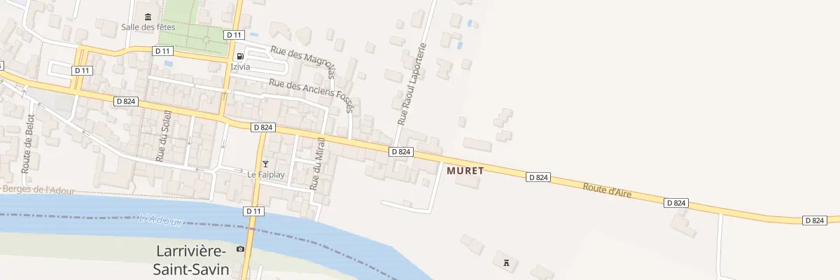 Plan du 87 Rue René Vielle à Grenade-sur-l’Adour