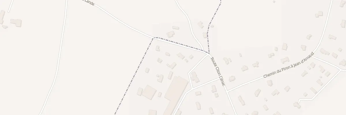 Plan du 7 Rte de Citon Cénac à Sadirac