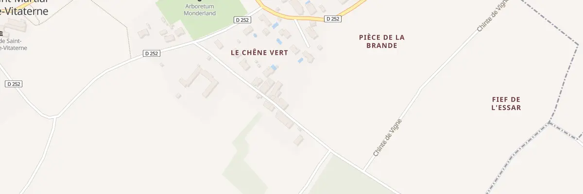 Plan du 19 Rue Chêne Vert à Saint-Martial-de-Vitaterne