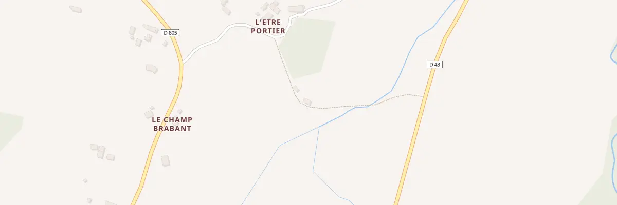 Plan du 11 L’Etre au Portier à Athis-Val de Rouvre