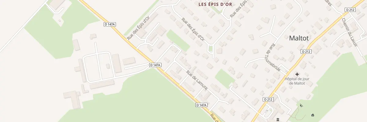 Plan du 14 Rue de Lamure à Maltot
