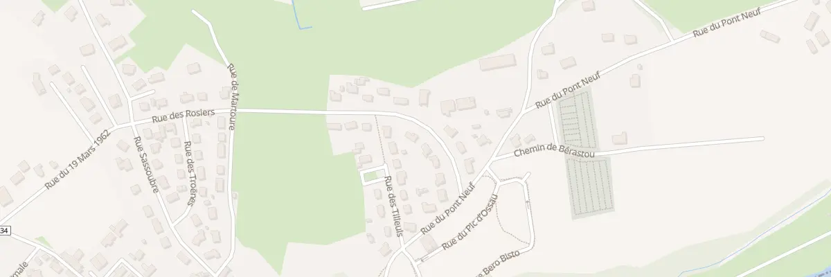 Plan du 7 Rue des Bouleaux à Arudy