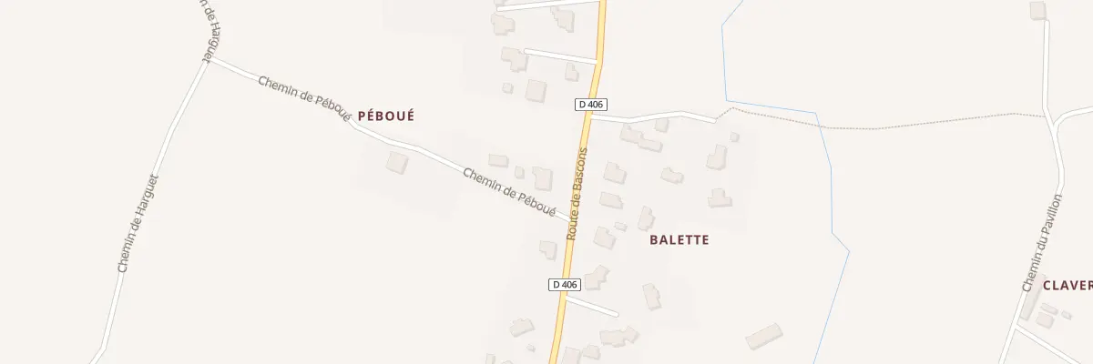 Plan du 1357 Rte de Bascons à Grenade-sur-l’Adour
