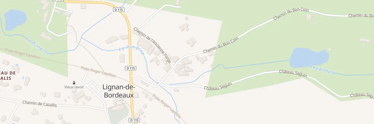Plan du 23 Che du Bon Coin à Lignan-de-Bordeaux