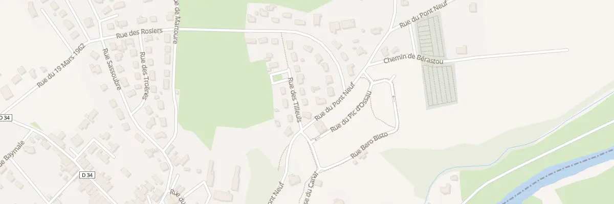 Plan du 4 Rue des Tilleuls à Arudy