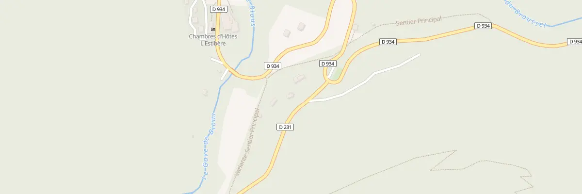 Plan du 5248 Bourg de Gabas à Laruns