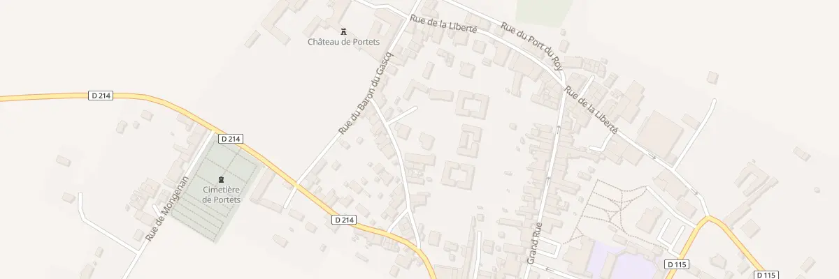 Plan du 16 Rue des Hilladeys à Portets
