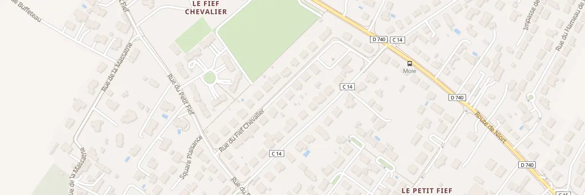 Plan du 160 Rue du Fief Chevalier à Aiffres