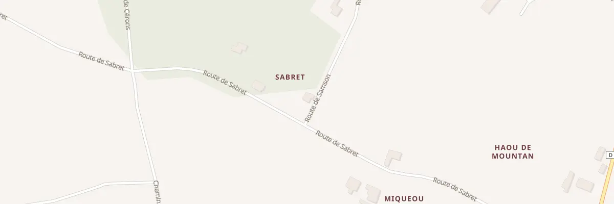 Plan du 1022 Rte de Samson à Larrivière-Saint-Savin