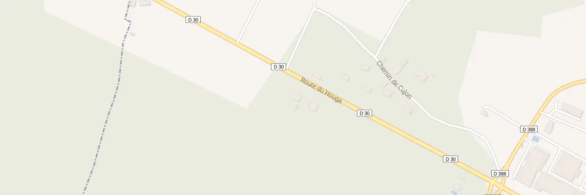 Plan du 246 Rte du Houga à Laglorieuse