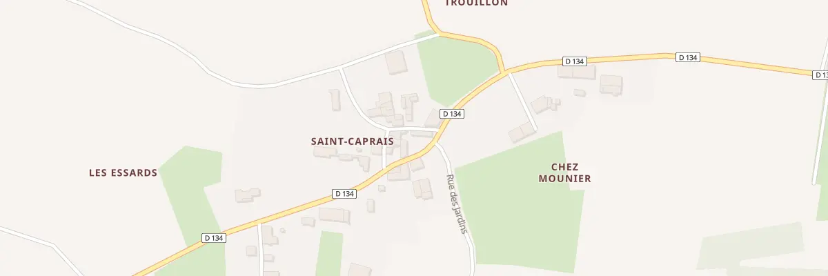 Plan du 5107 Saint Caprais à Authon-Ébéon