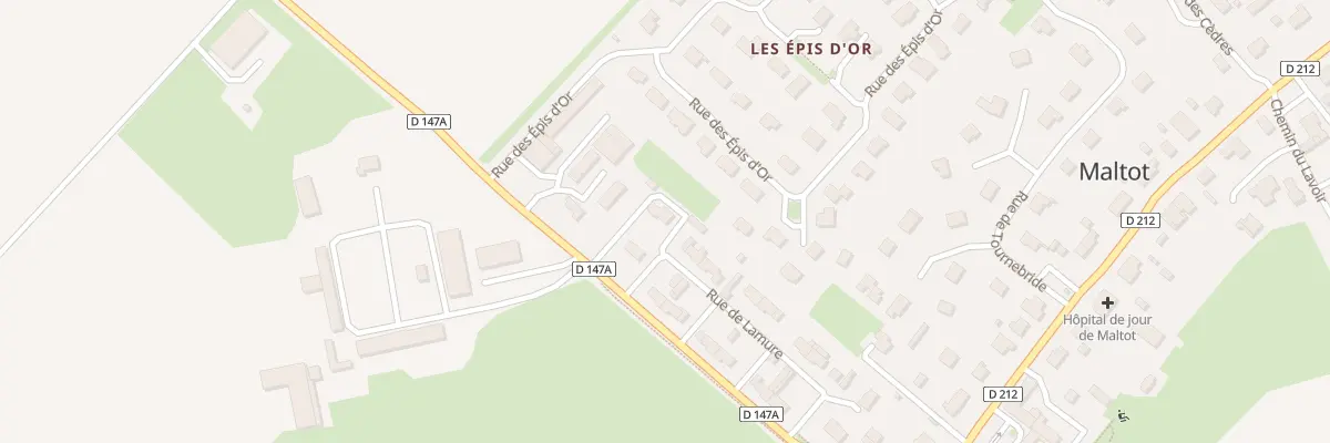 Plan du 16 Rue de Lamure à Maltot