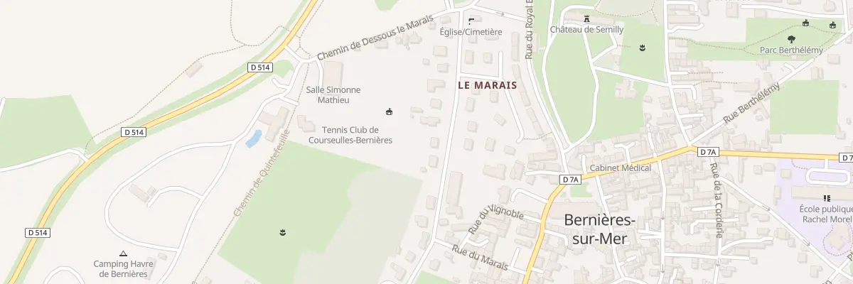 Plan du 144 Rue de l’Ancien Havre à Bernières-sur-Mer