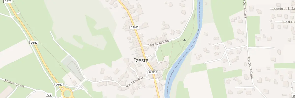 Plan du 2 Rue de Bordeu à Izeste