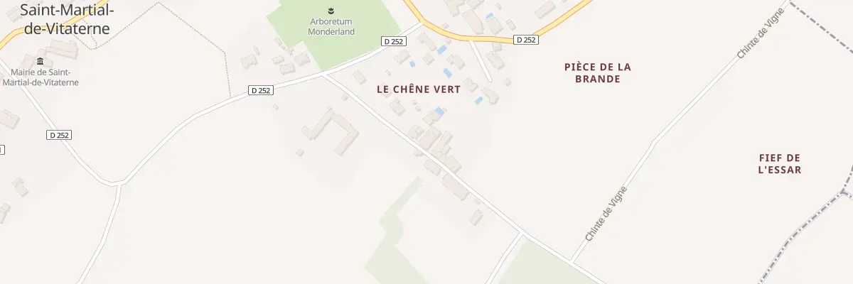 Plan du 11 Rue Chêne Vert à Saint-Martial-de-Vitaterne