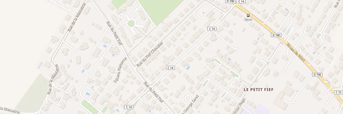 Plan du 240 Rue Saint Maurice à Aiffres