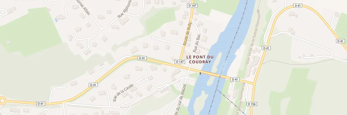 Plan du 5072 Le Pont du Coudray à Amayé-sur-Orne