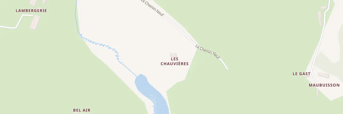 Plan du 1 Les Chauvières à Chémeré-le-Roi