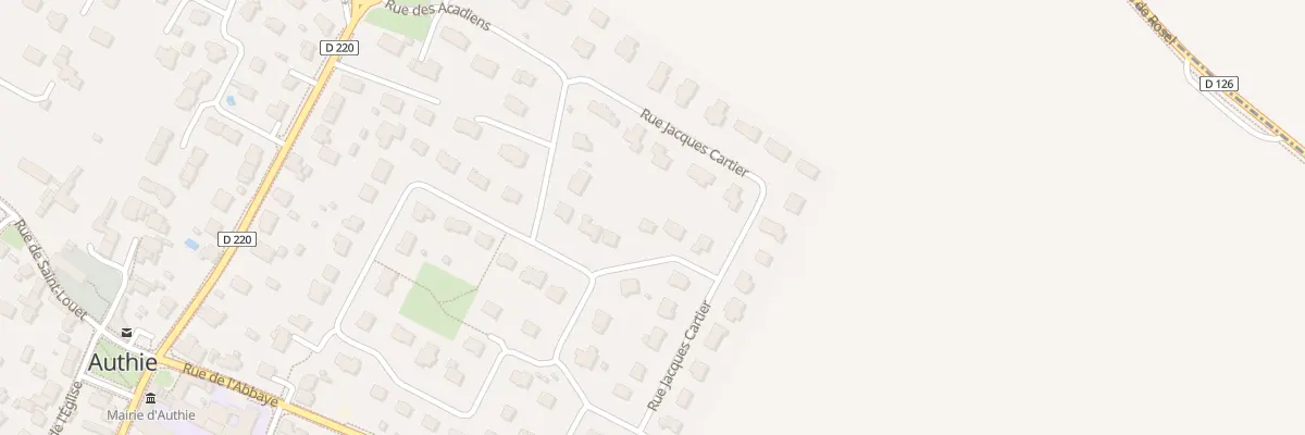 Plan du 3 Rue Samuel de Champlain à Authie