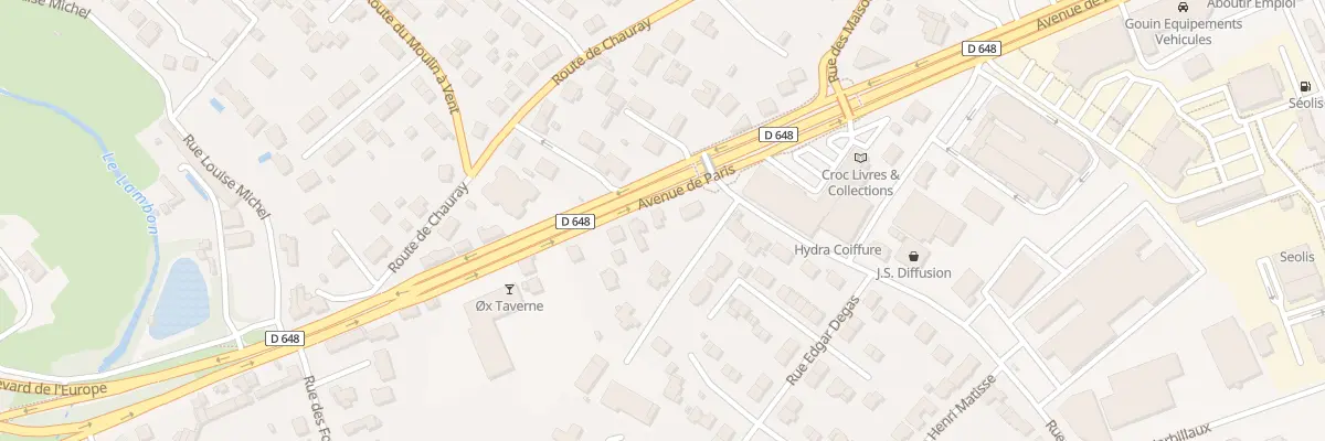 Plan du 322 Av de Paris à Niort